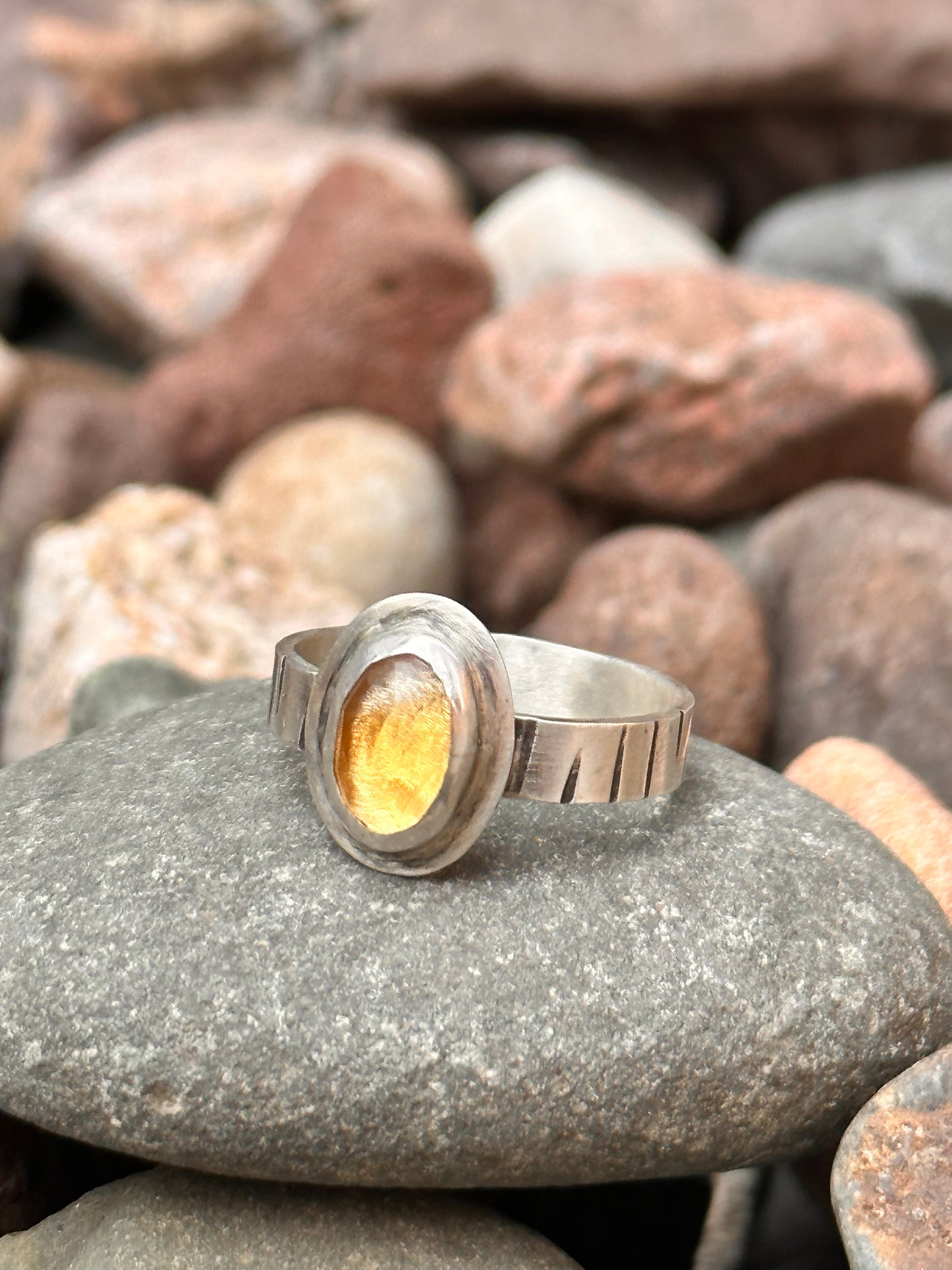Sterling Silver Lemon Quartz 8.5
