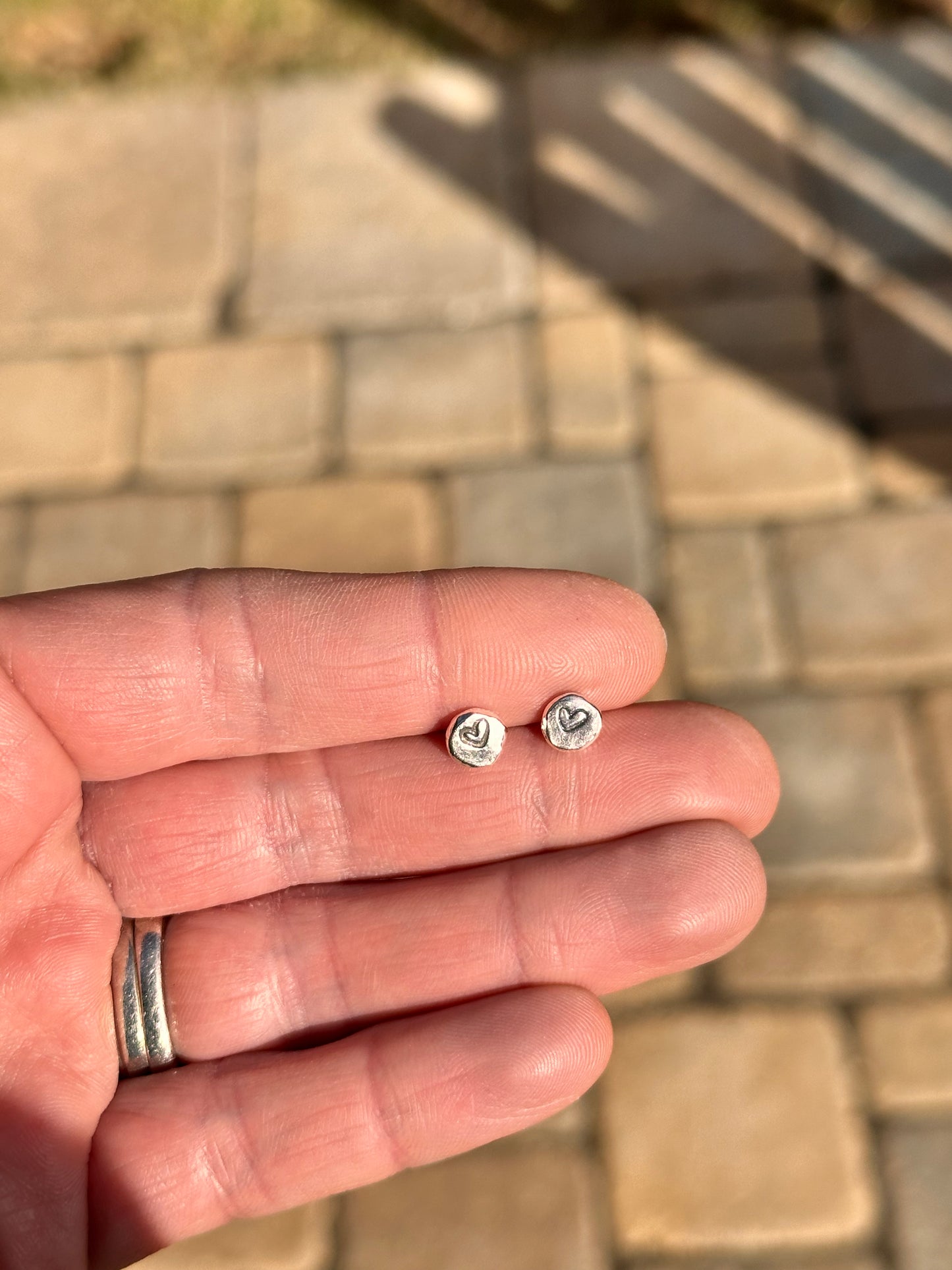 Heart Studs