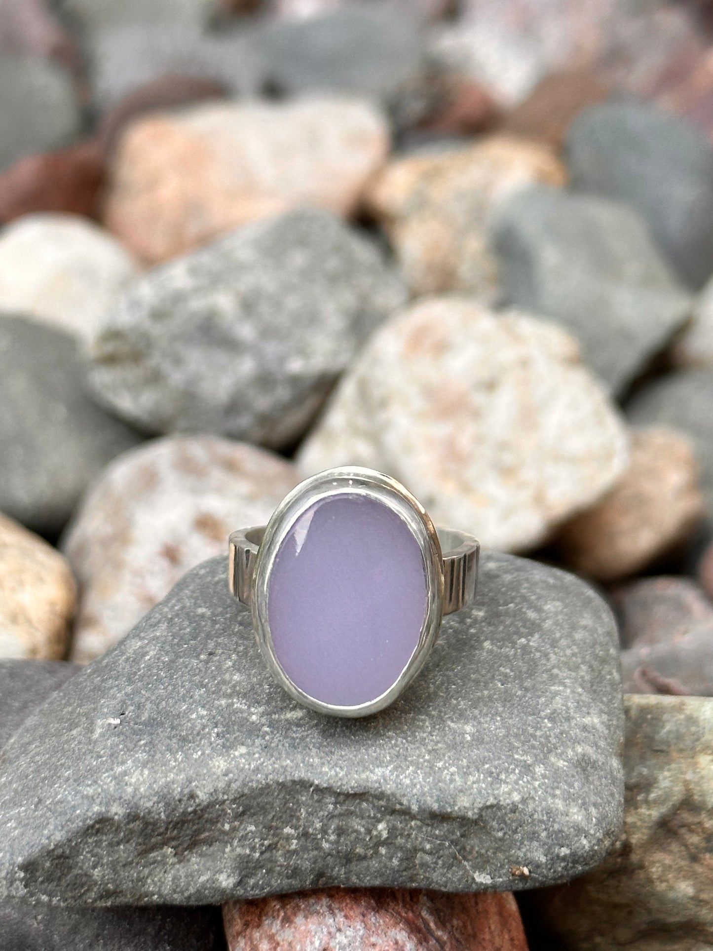 Lavender Fluorite size 8