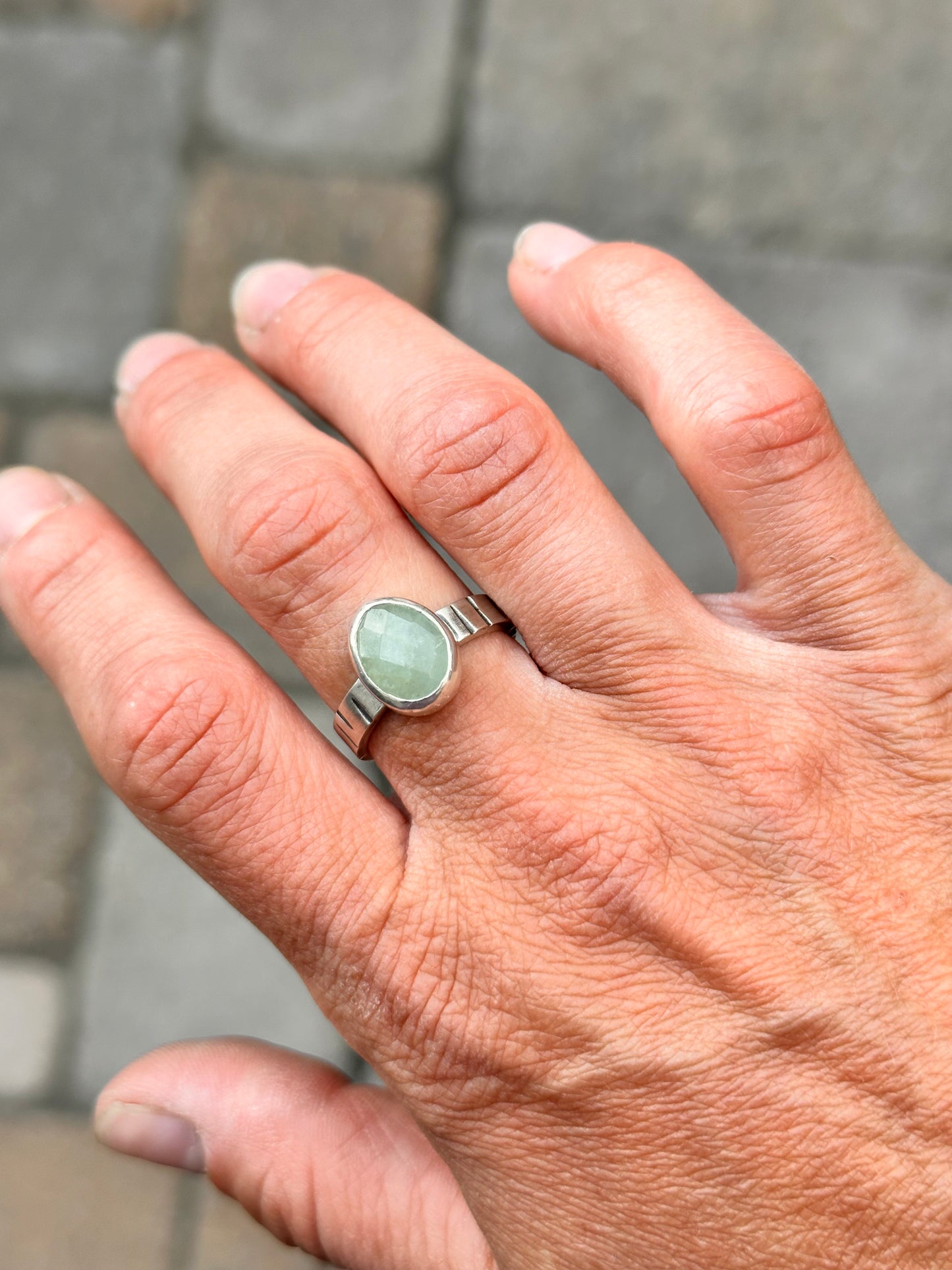 Aquamarine size 8