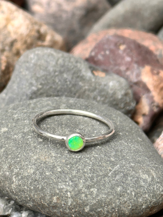 Green Opal size 6.5