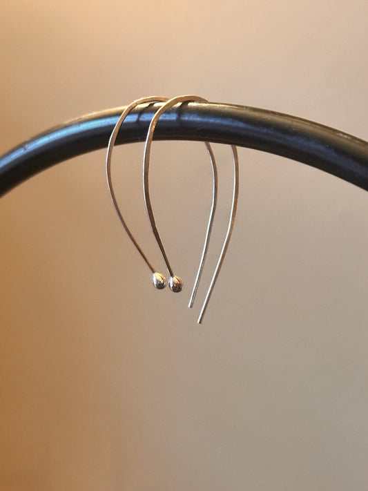 Rounded Threader Earring