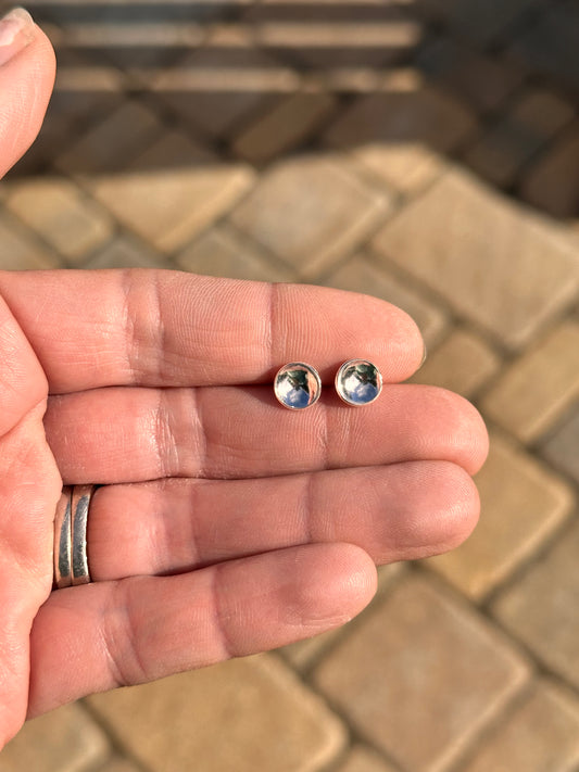 Domed Circle Studs