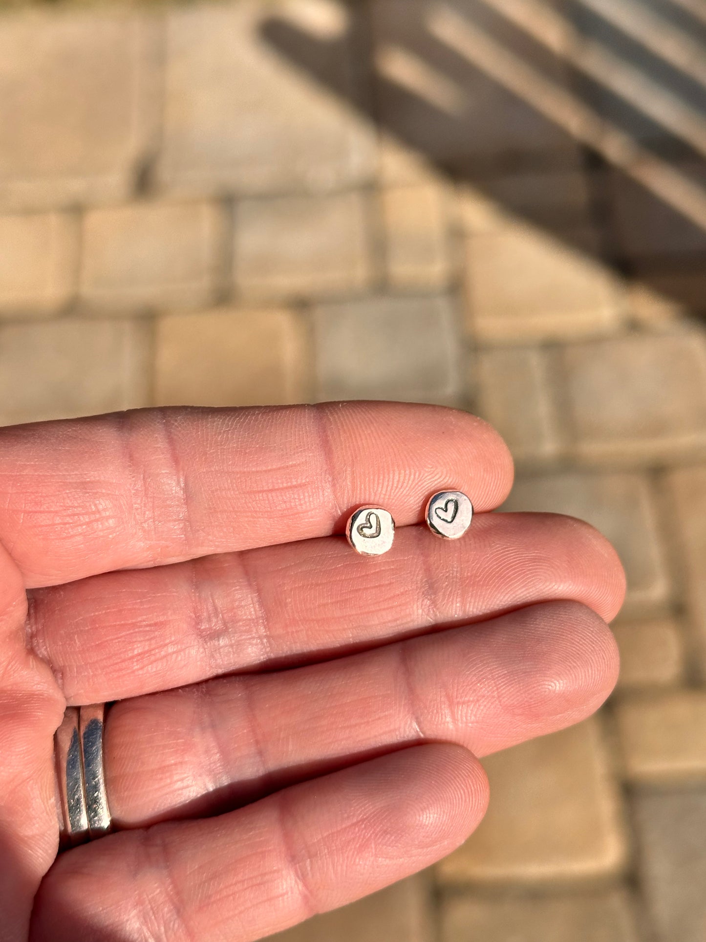 Heart Studs