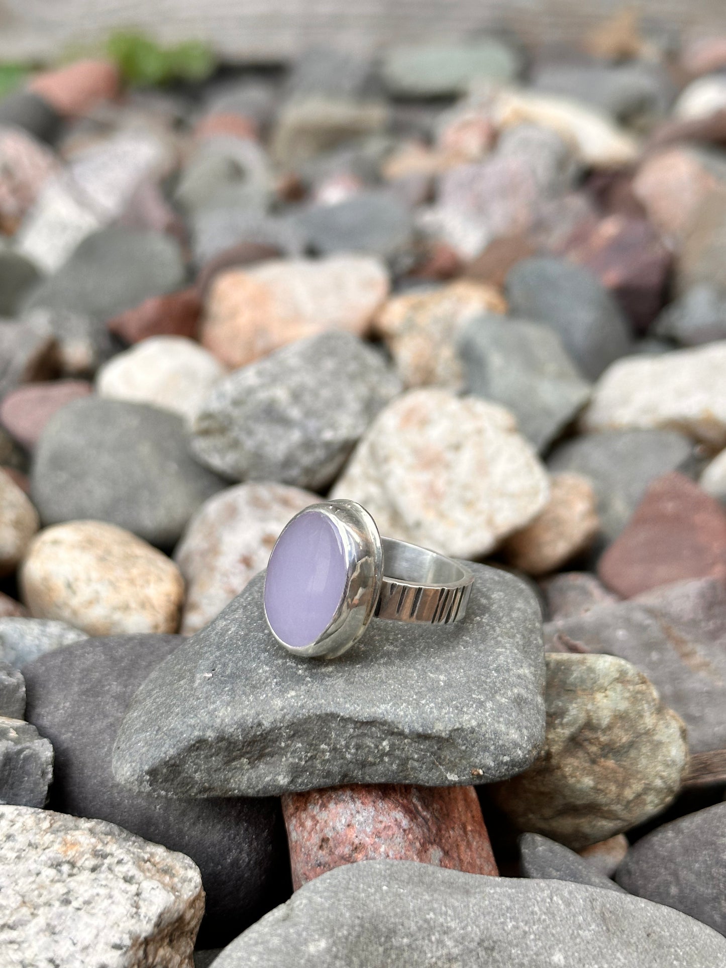 Lavender Fluorite size 8