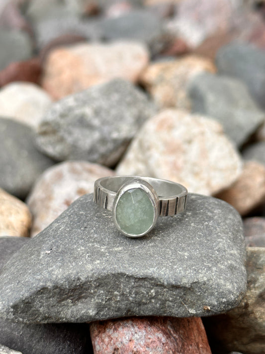 Aquamarine size 8