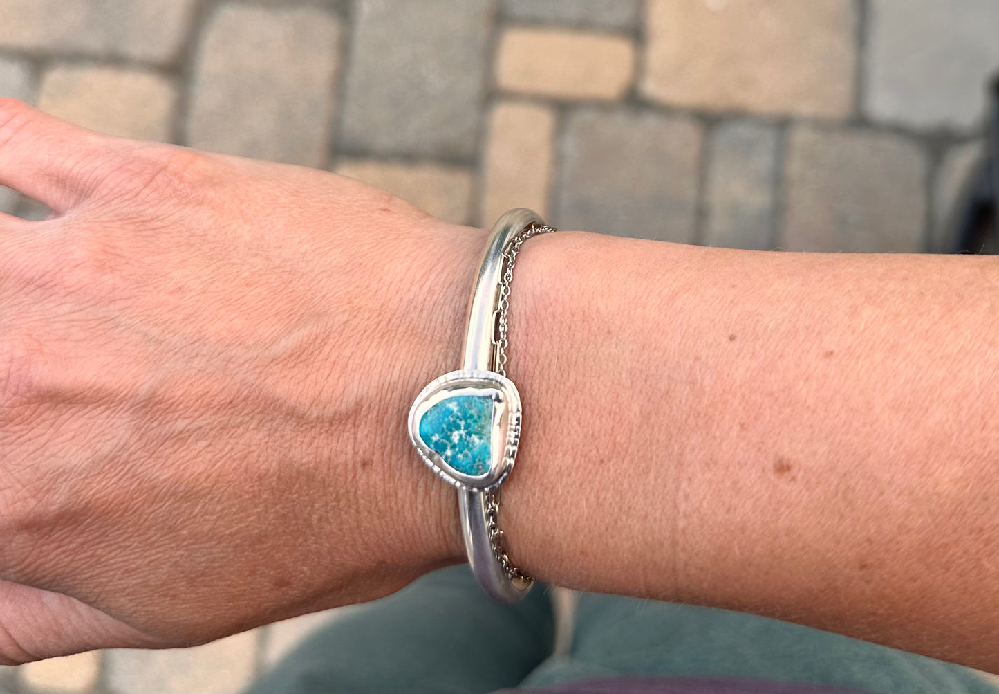 Turquoise Sterling Silver Cuff