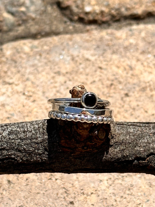 Black Onyx Triple Stackers